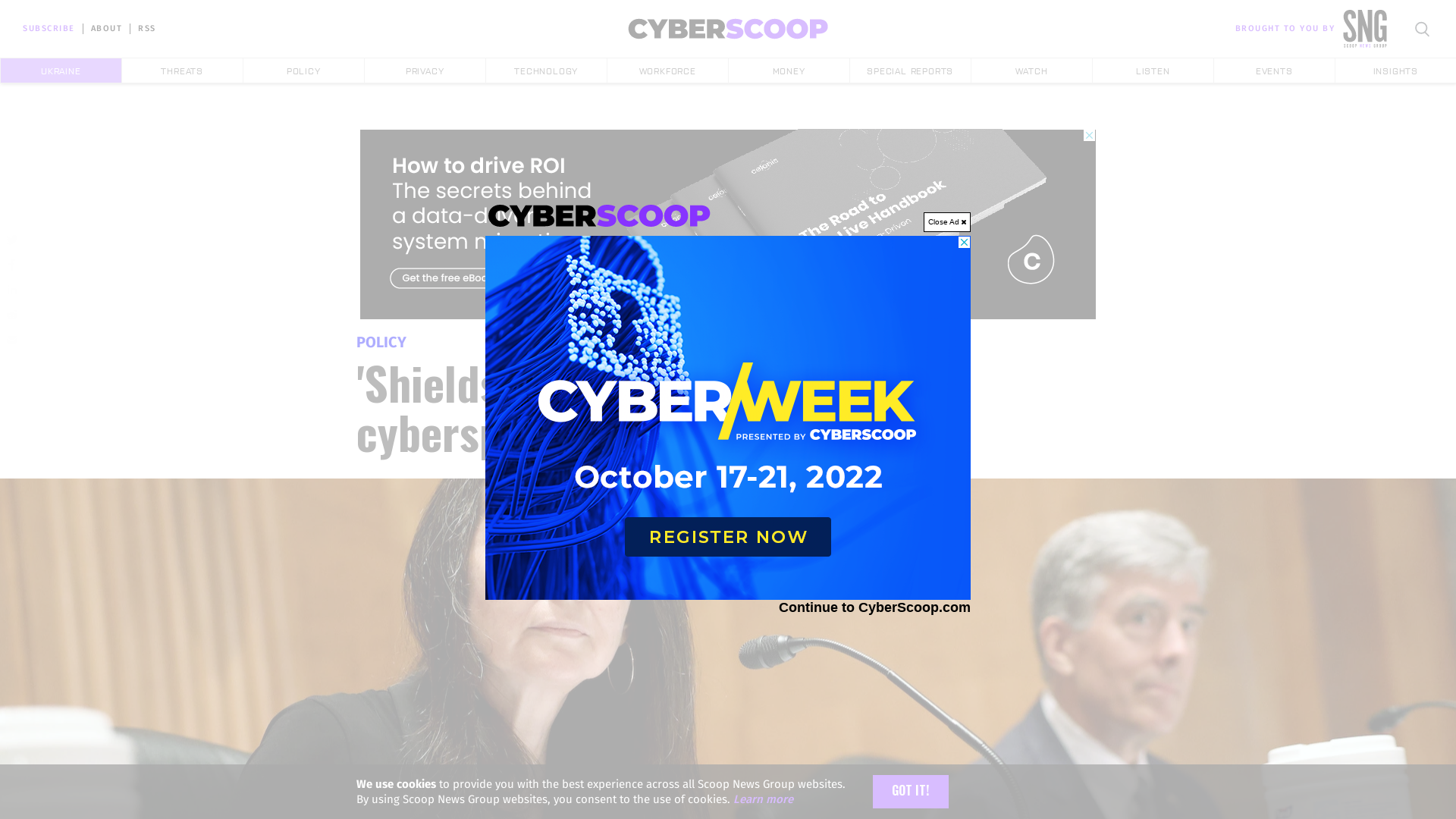 'Shields Up': the new normal in cyberspace - CyberScoop