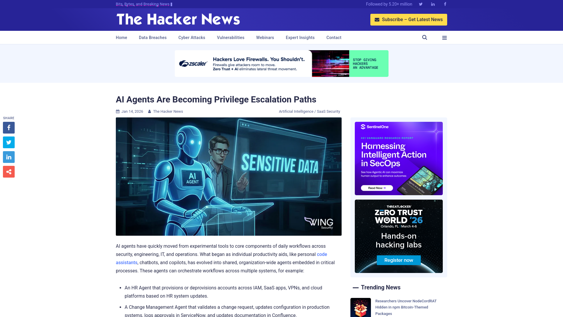 AI Agents Are Becoming Privilege Escalation Paths
