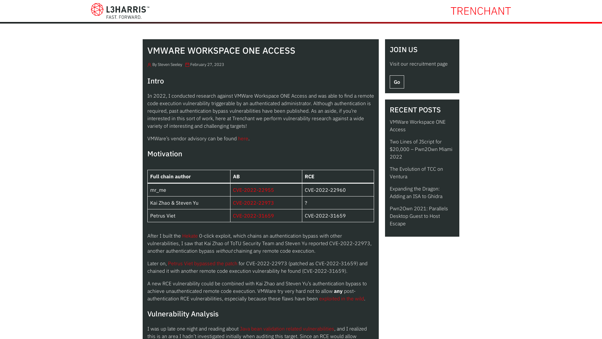 VMWare Workspace ONE Access | Team Trenchant