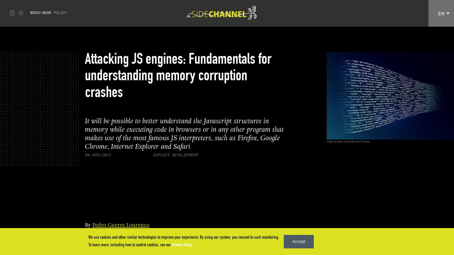 Attacking JS engines: Fundamentals for understanding memory corruption crashes | SideChannel – Tempest