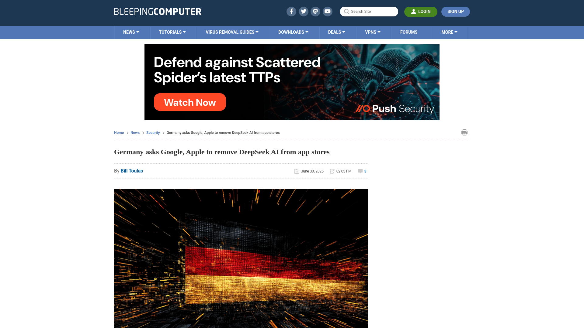 Germany asks Google, Apple to remove DeepSeek AI from app stores