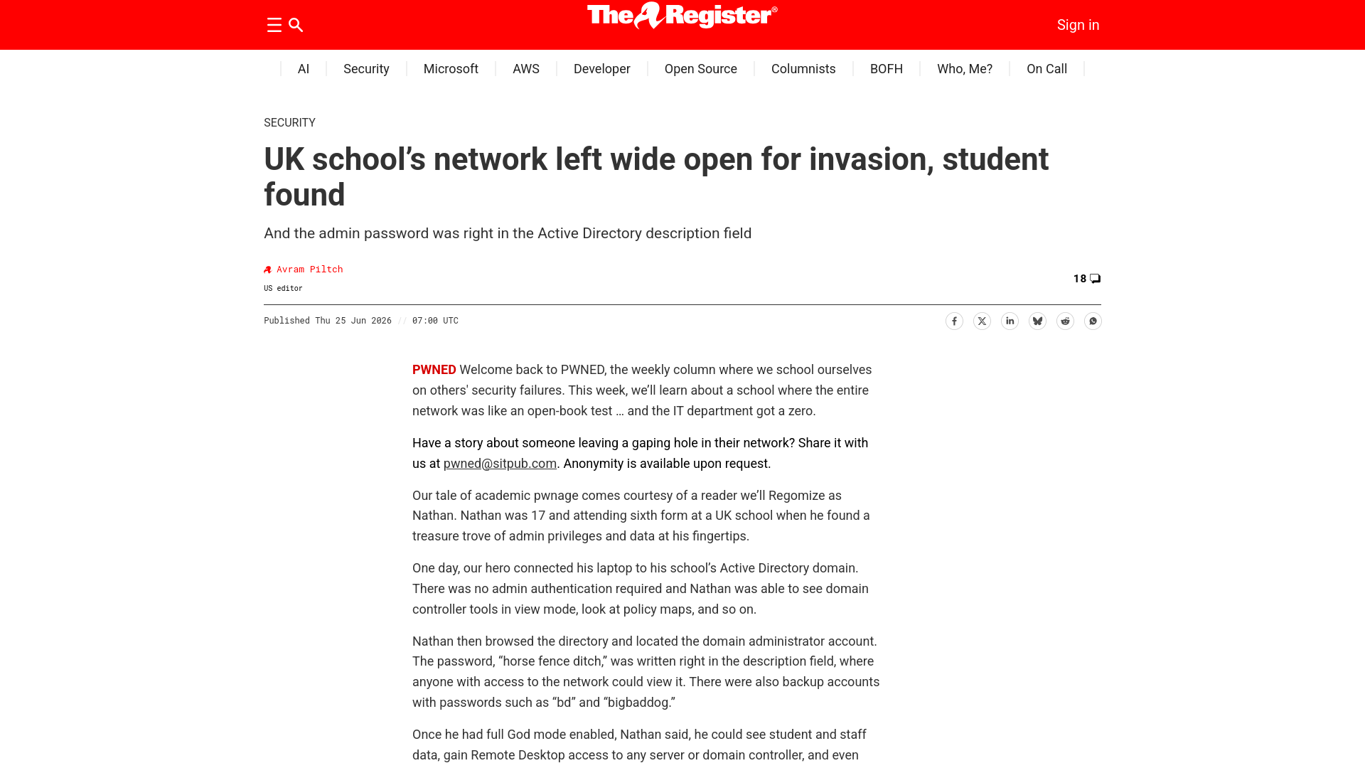 UK school’s network left wide open for invasion, student found