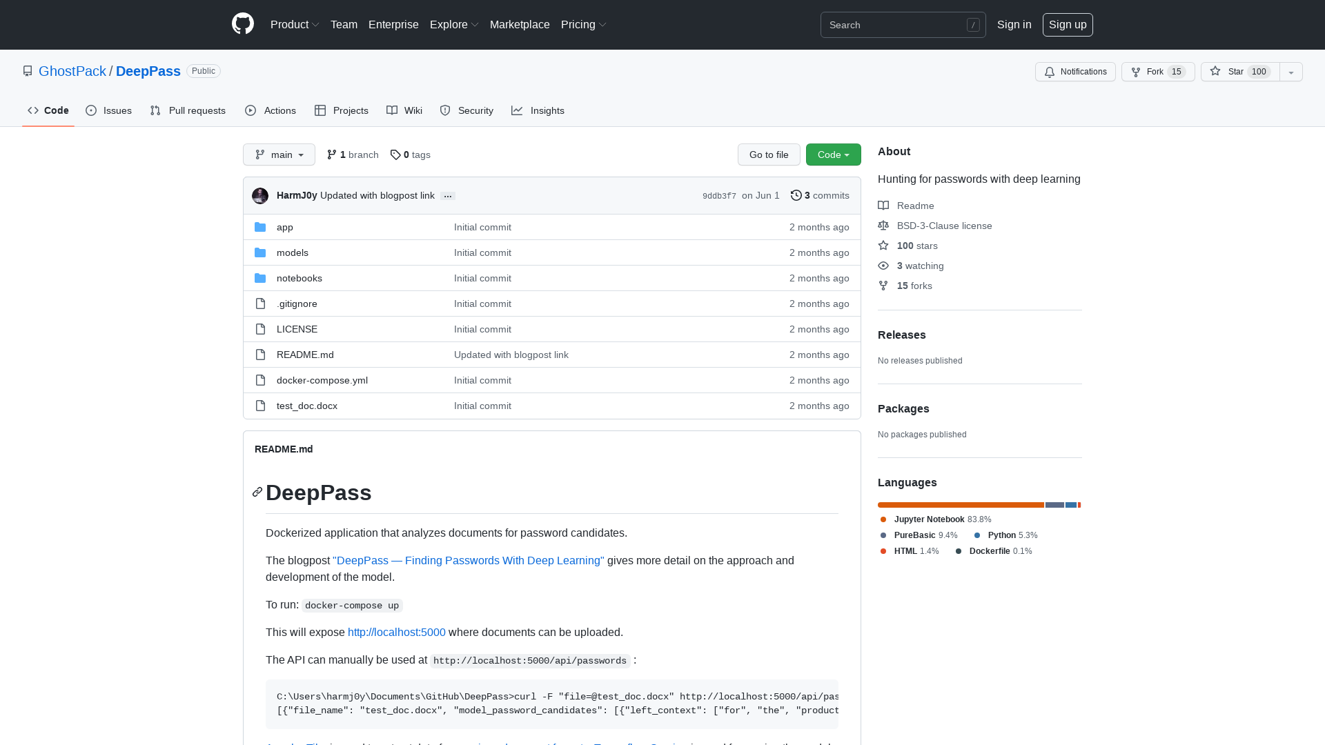 GitHub - GhostPack/DeepPass: Hunting for passwords with deep learning