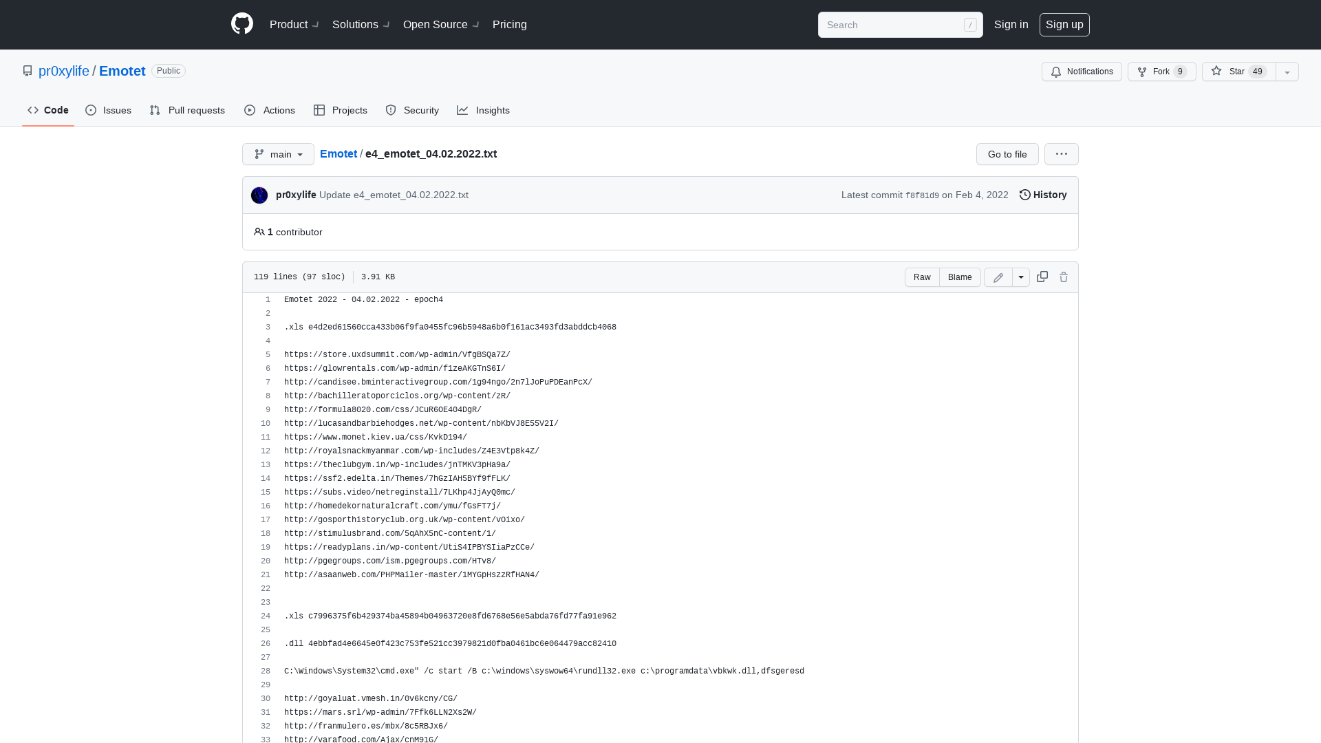 Emotet/e4_emotet_04.02.2022.txt at main · pr0xylife/Emotet · GitHub
