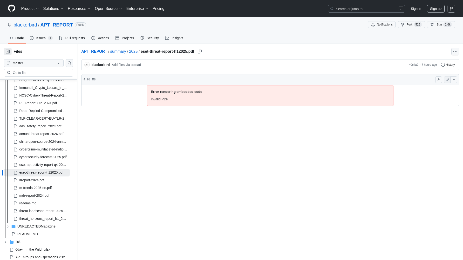 APT_REPORT/summary/2025/eset-threat-report-h12025.pdf at master · blackorbird/APT_REPORT · GitHub