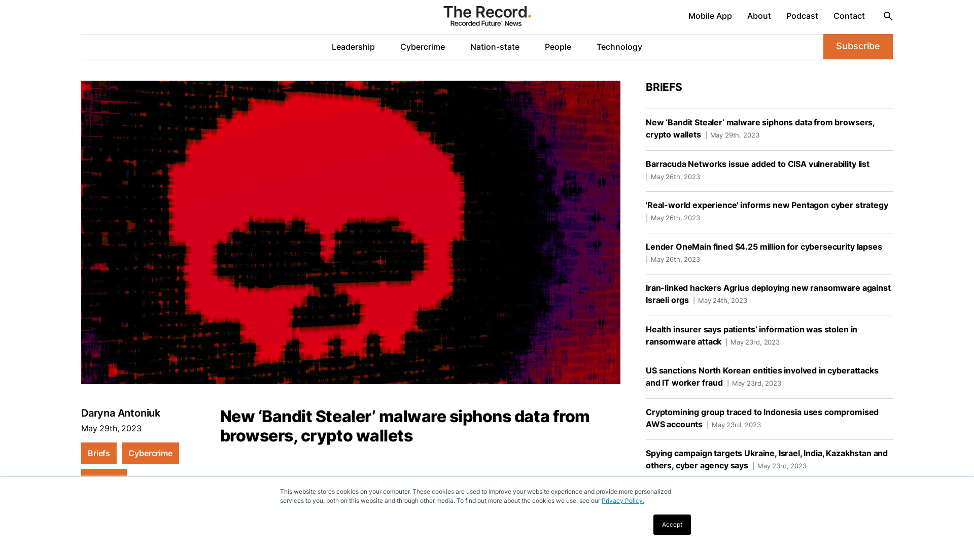 New ‘Bandit Stealer’ malware siphons data from browsers, crypto wallets