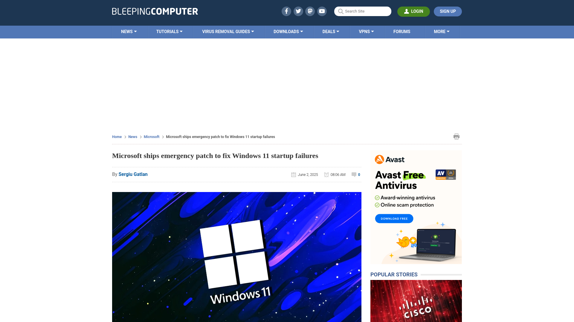 Microsoft ships emergency patch to fix Windows 11 startup failures