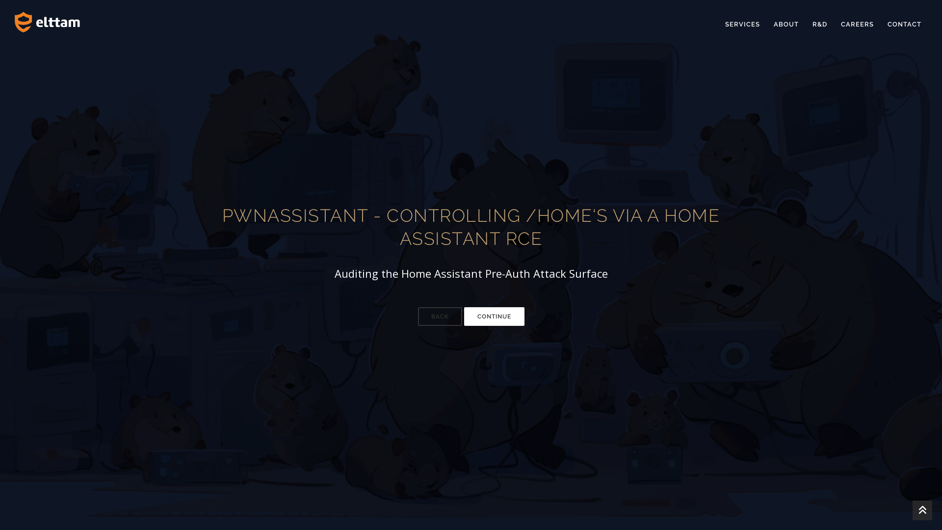 PwnAssistant - Controlling /home's via a Home Assistant RCE