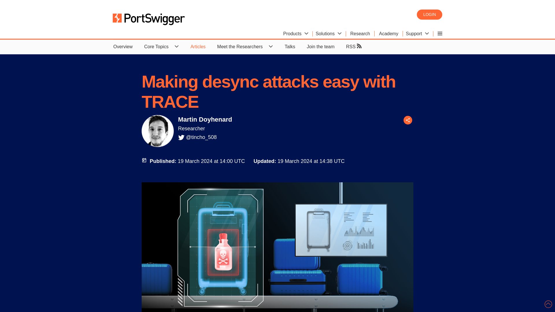 Making desync attacks easy with TRACE | PortSwigger Research