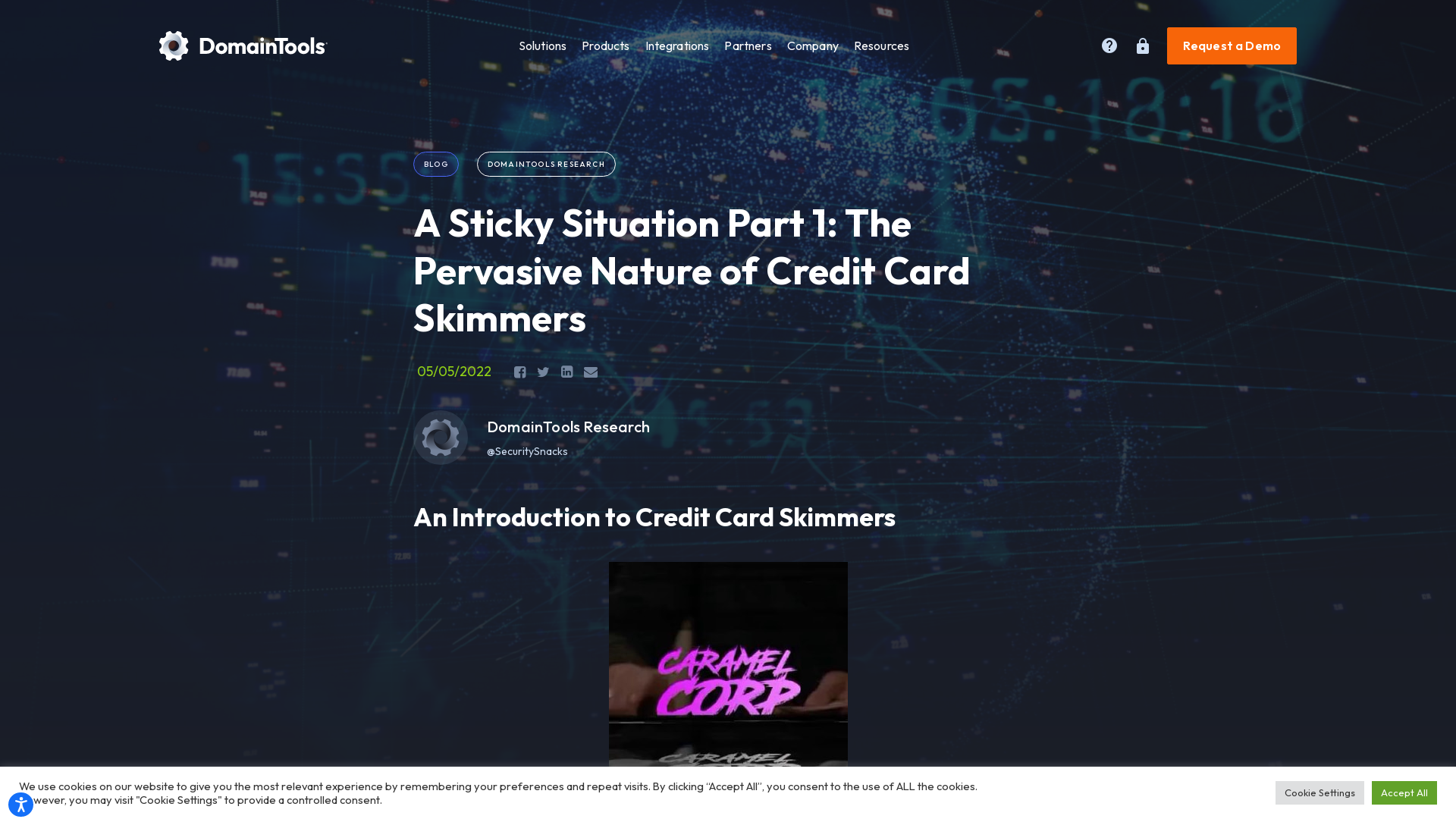 A Sticky Situation Part 1: The Pervasive Nature of Credit Card Skimmers - DomainTools | Start Here. Know Now.