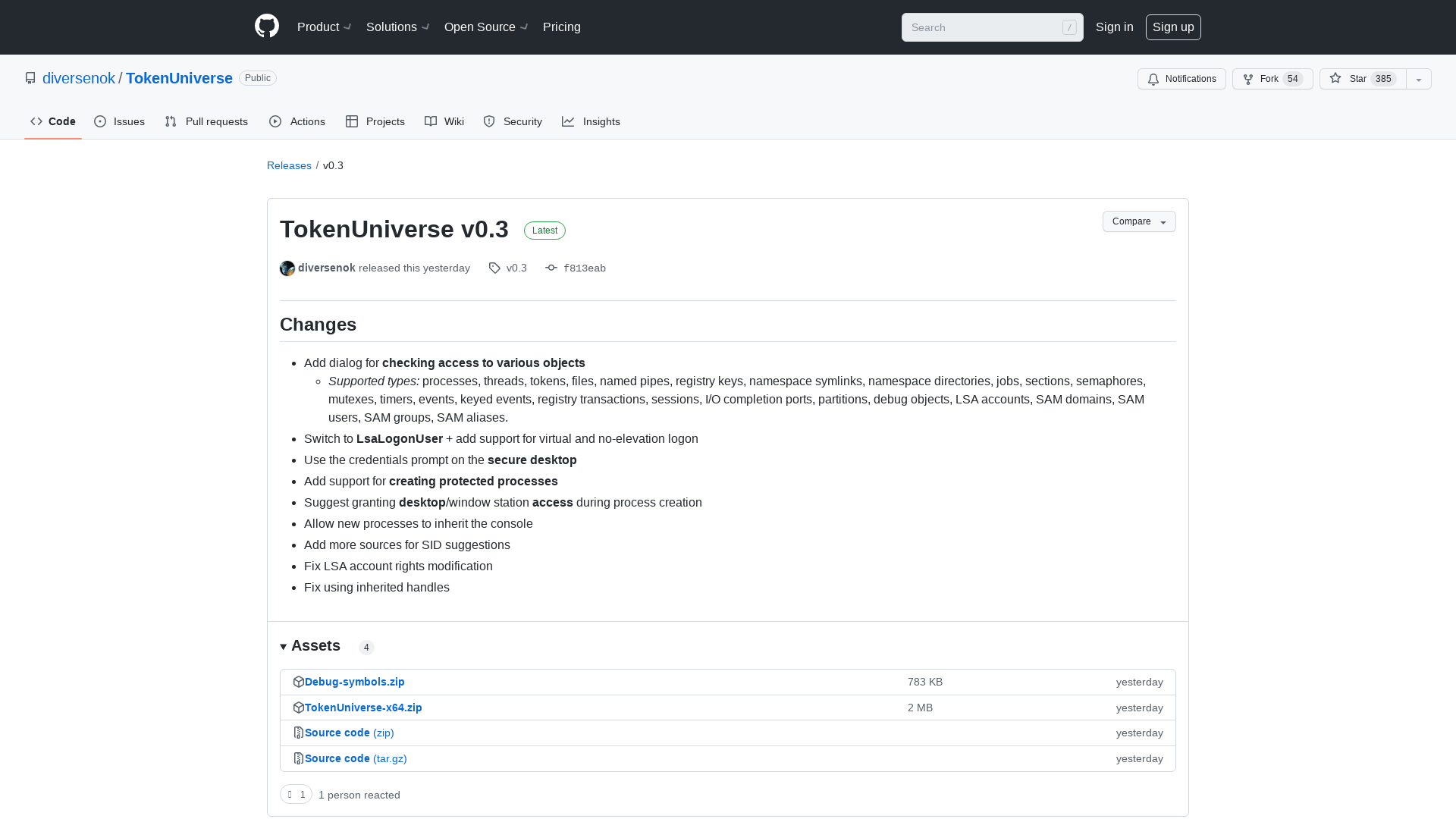 Release TokenUniverse v0.3 · diversenok/TokenUniverse · GitHub