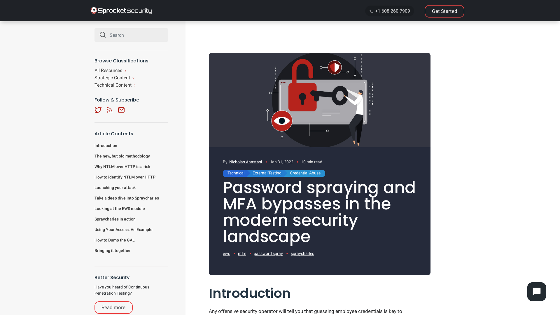 Password spraying and MFA bypasses in the modern security landscape | Sprocket Security