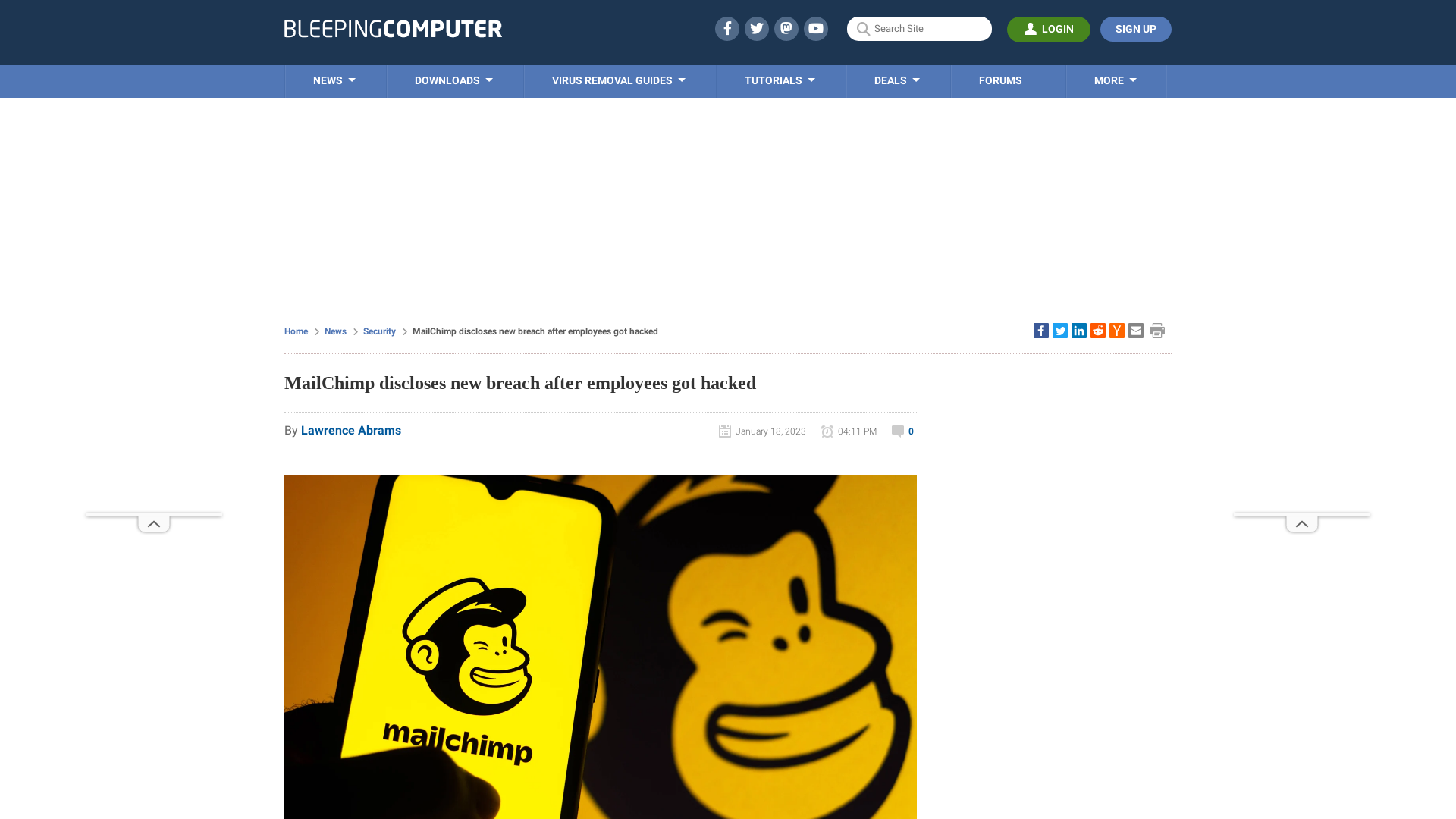 MailChimp discloses new breach after employees got hacked