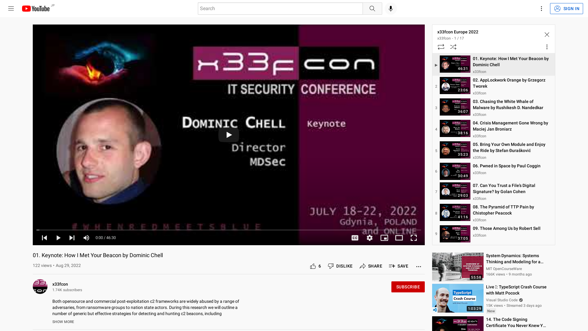 01. Keynote: How I Met Your Beacon by Dominic Chell - YouTube