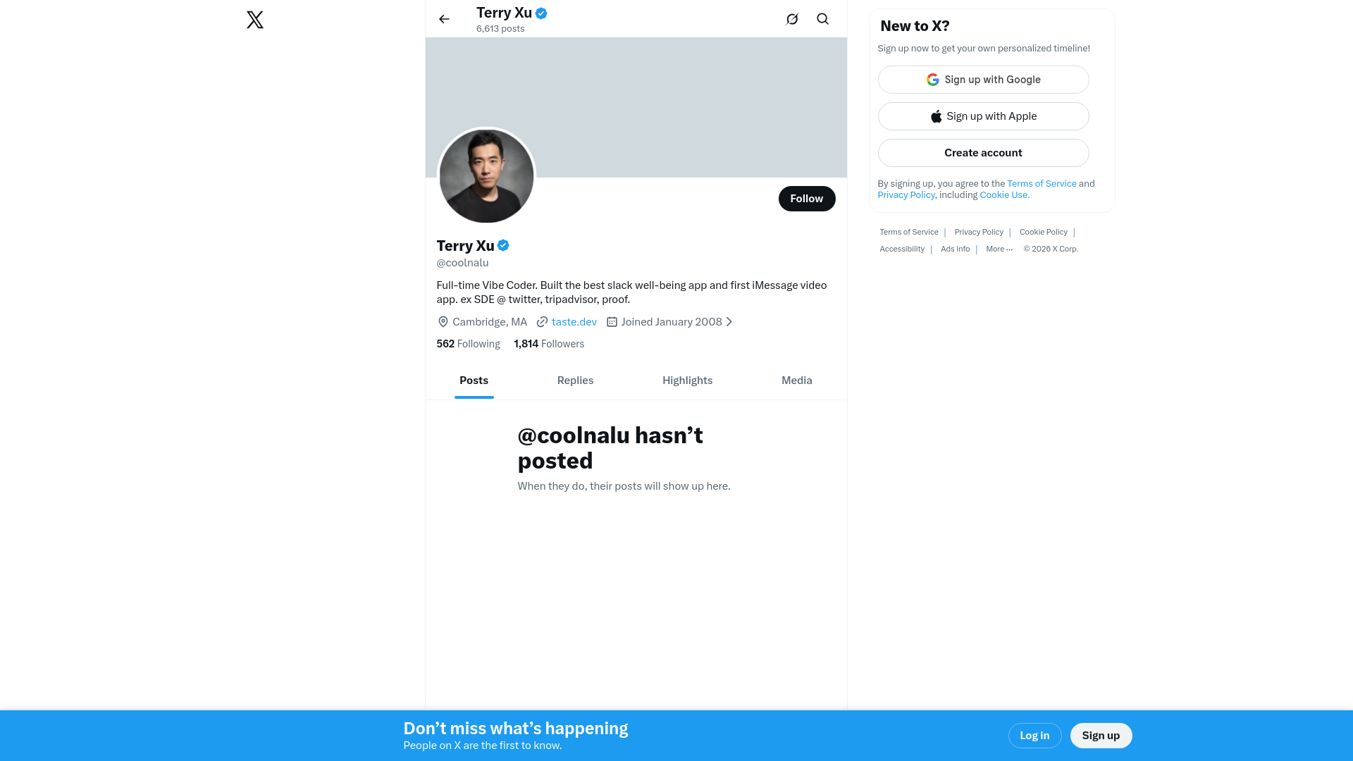 Terry Xu (@coolnalu) / X