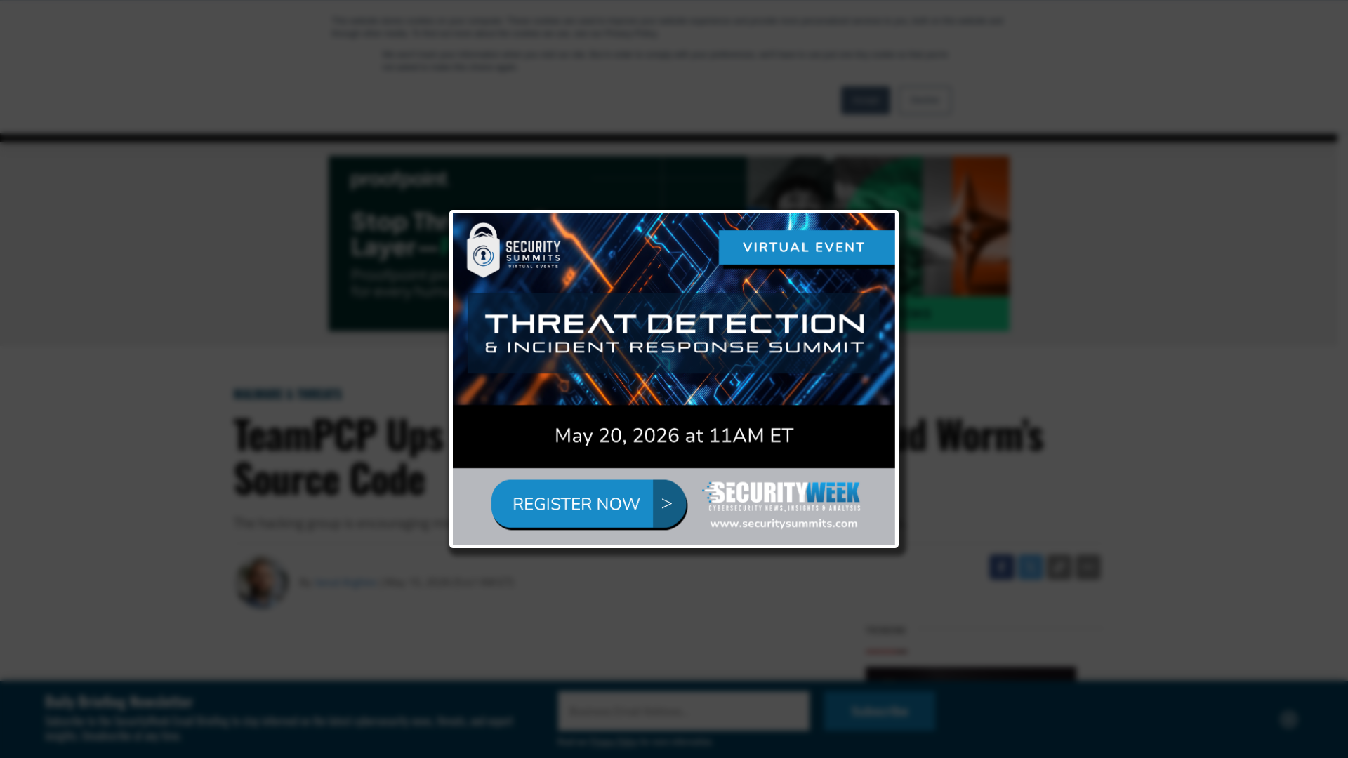 TeamPCP Ups the Game, Releases Shai-Hulud Worm’s Source Code - SecurityWeek