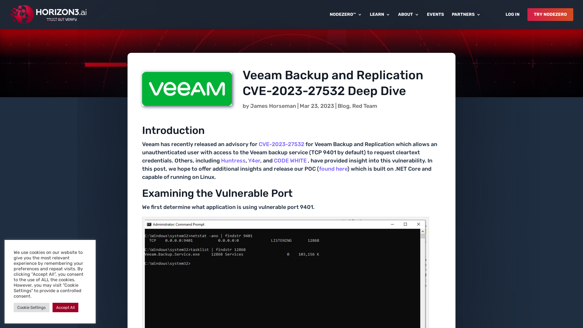 Veeam Backup and Replication CVE-2023-27532 Deep Dive – Horizon3.ai