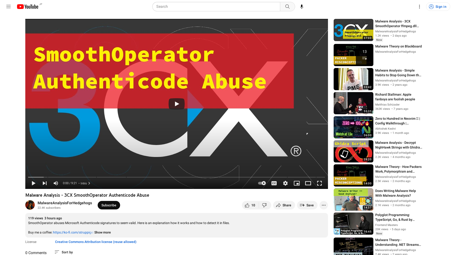 Malware Analysis - 3CX SmoothOperator Authenticode Abuse - YouTube