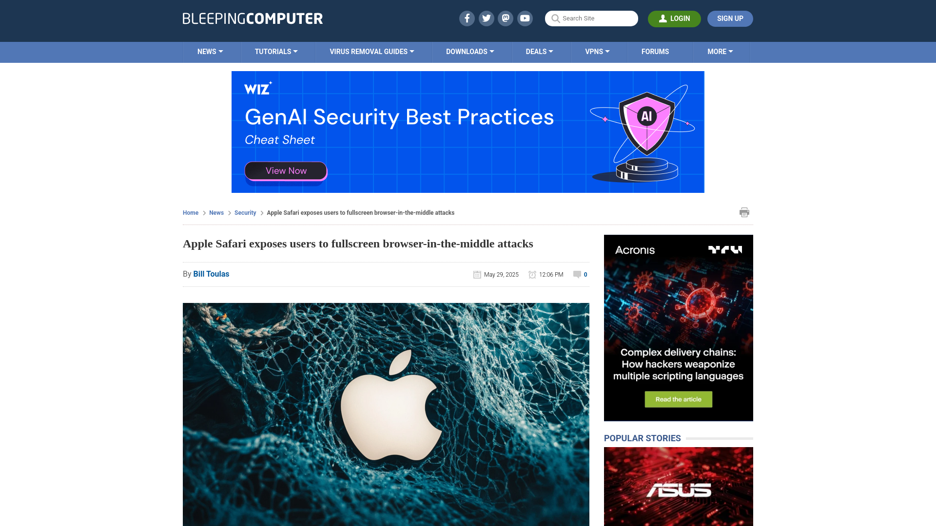 Apple Safari exposes users to fullscreen browser-in-the-middle attacks