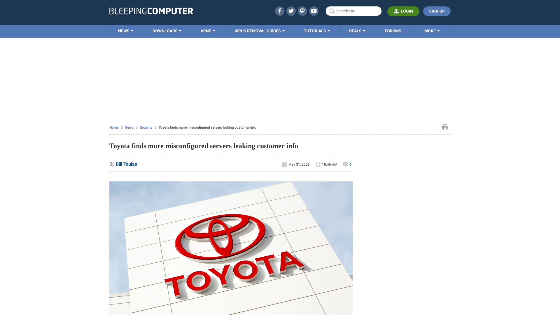 Toyota finds more misconfigured servers leaking customer info