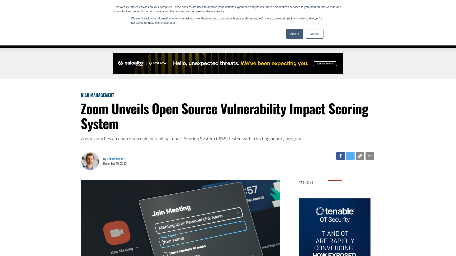 Zoom Unveils Open Source Vulnerability Impact Scoring System - SecurityWeek