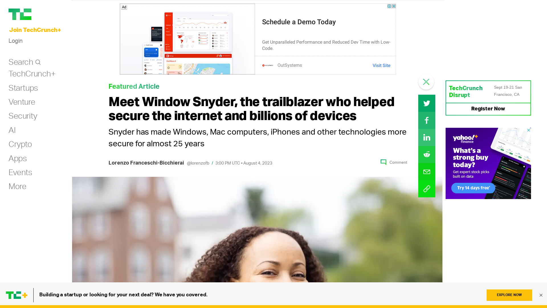 Meet Window Snyder, the trailblazer who helped secure the internet and billions of devices | TechCrunch