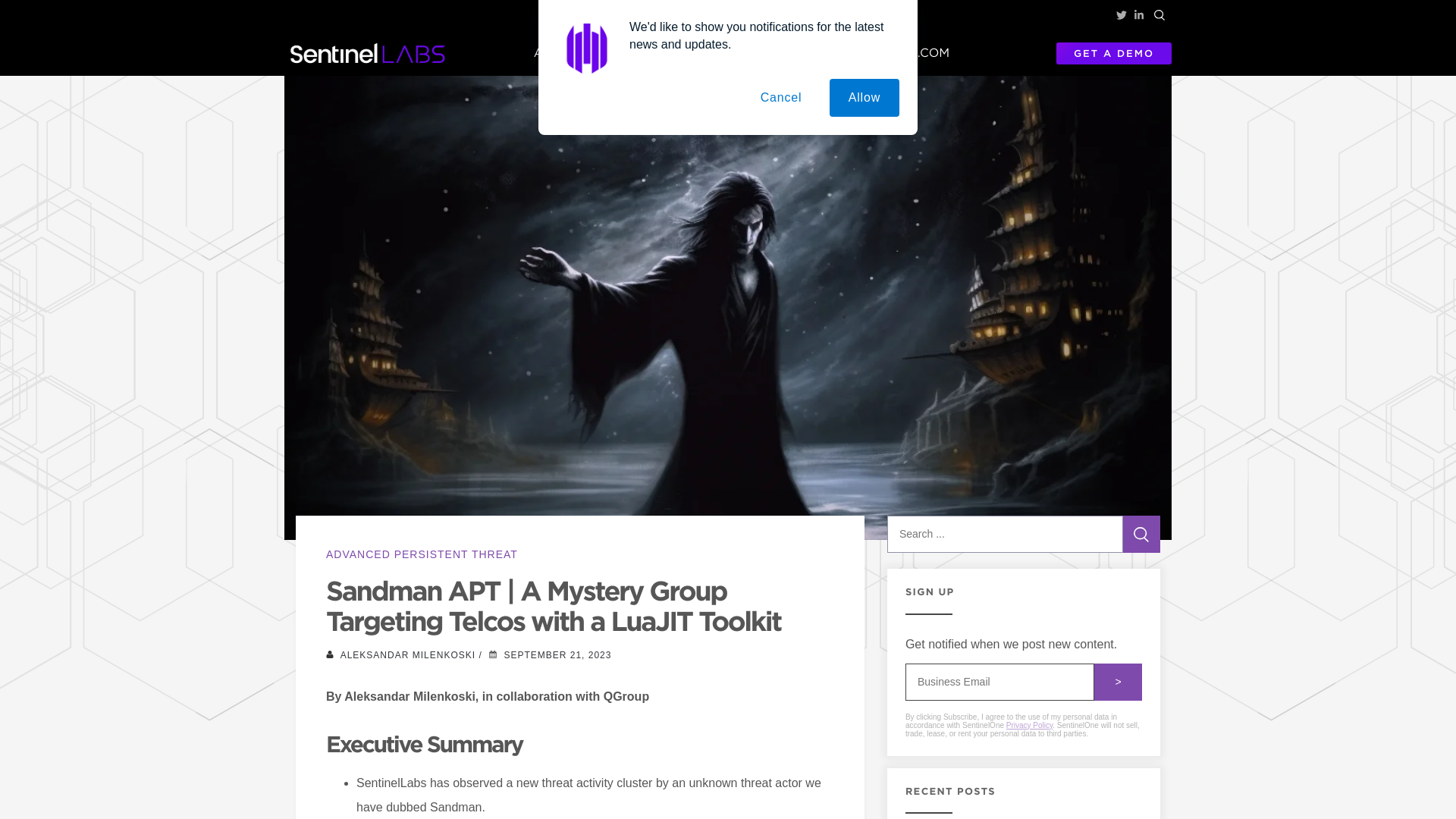 Sandman APT | A Mystery Group Targeting Telcos with a LuaJIT Toolkit - SentinelOne