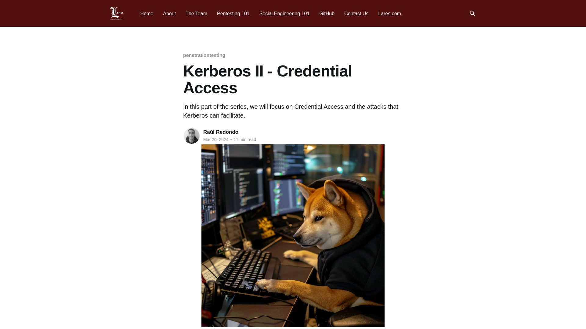 Kerberos II - Credential Access