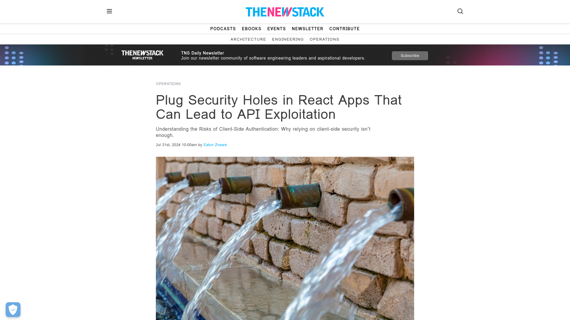 Plug Security Holes in React Apps That Can Lead to API Exploitation - The New Stack