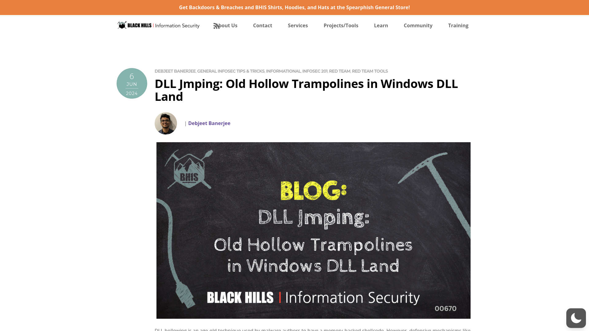 DLL Jmping: Old Hollow Trampolines in Windows DLL Land - Black Hills Information Security