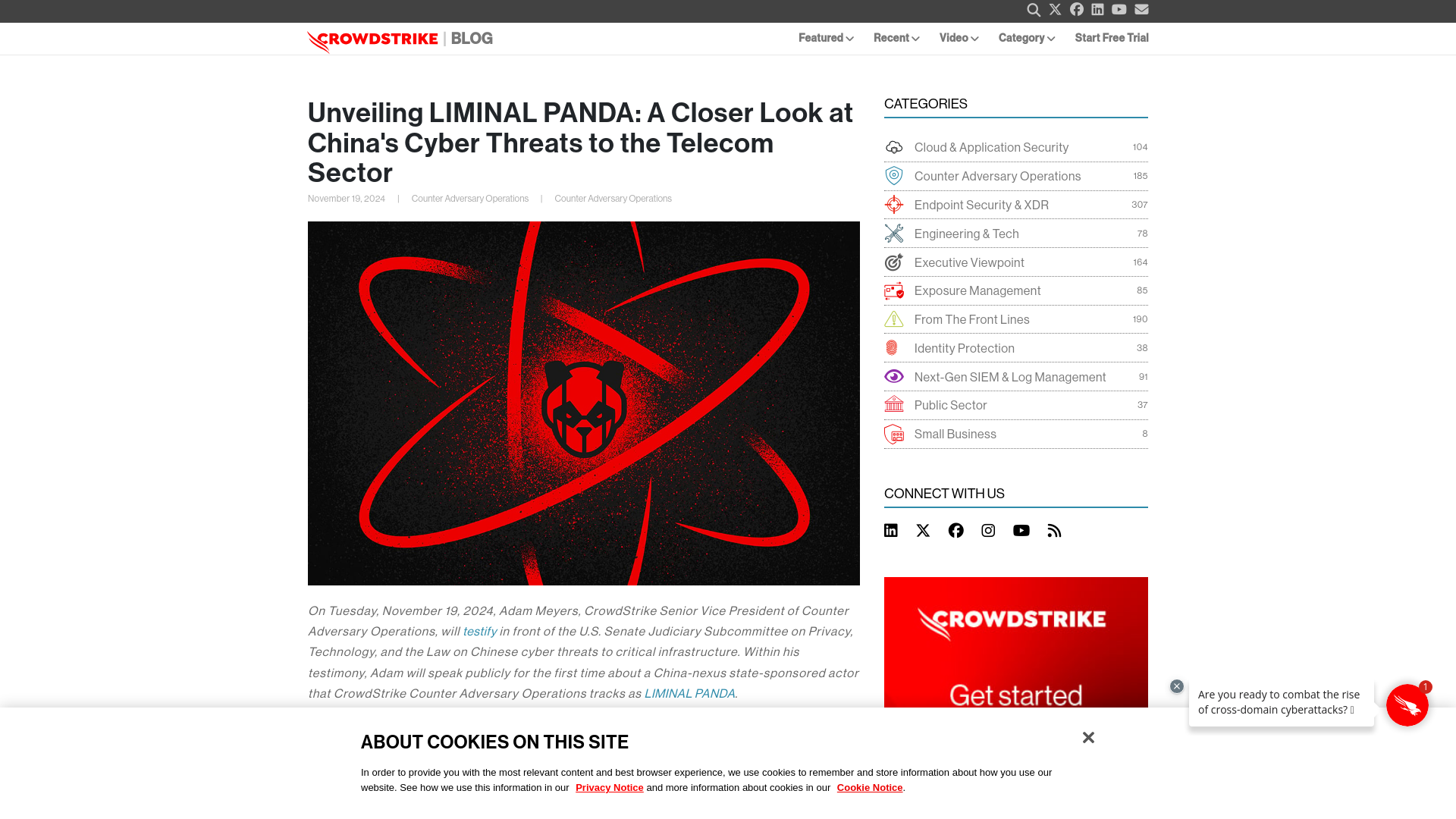 Unveiling LIMINAL PANDA - Threats to Telecom Sector | CrowdStrike