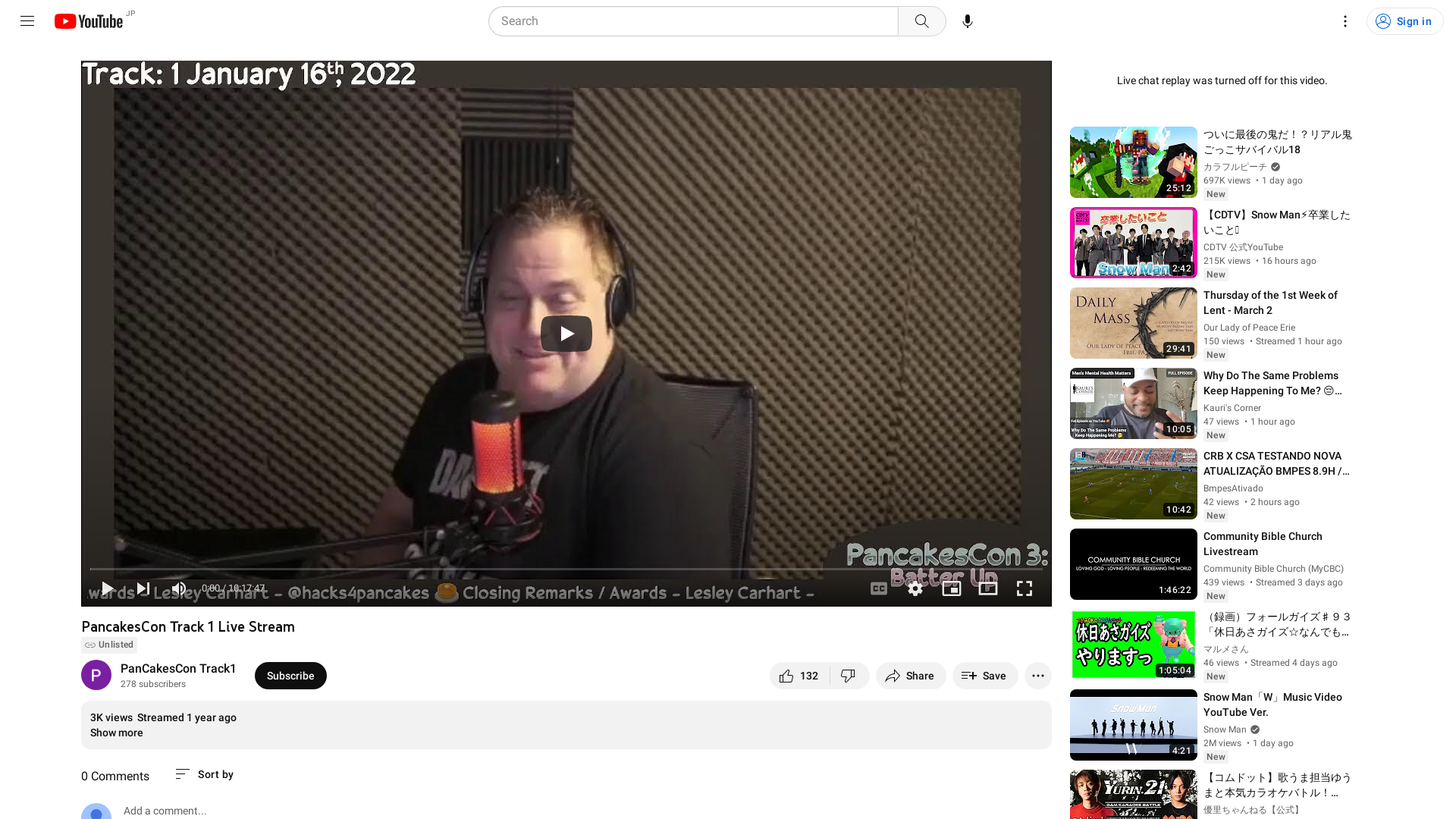 PancakesCon Track 1 Live Stream - YouTube