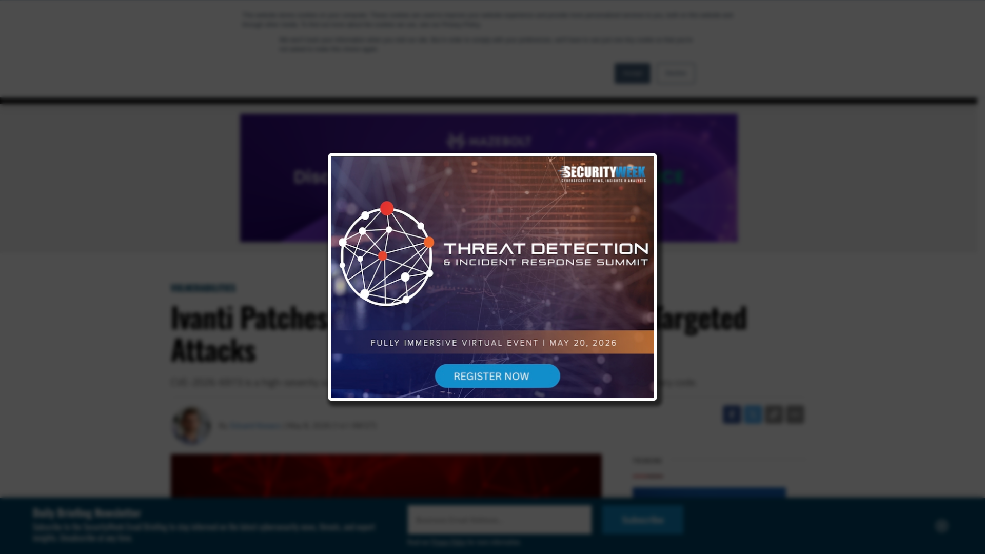 Ivanti Patches EPMM Zero-Day Exploited in Targeted Attacks - SecurityWeek