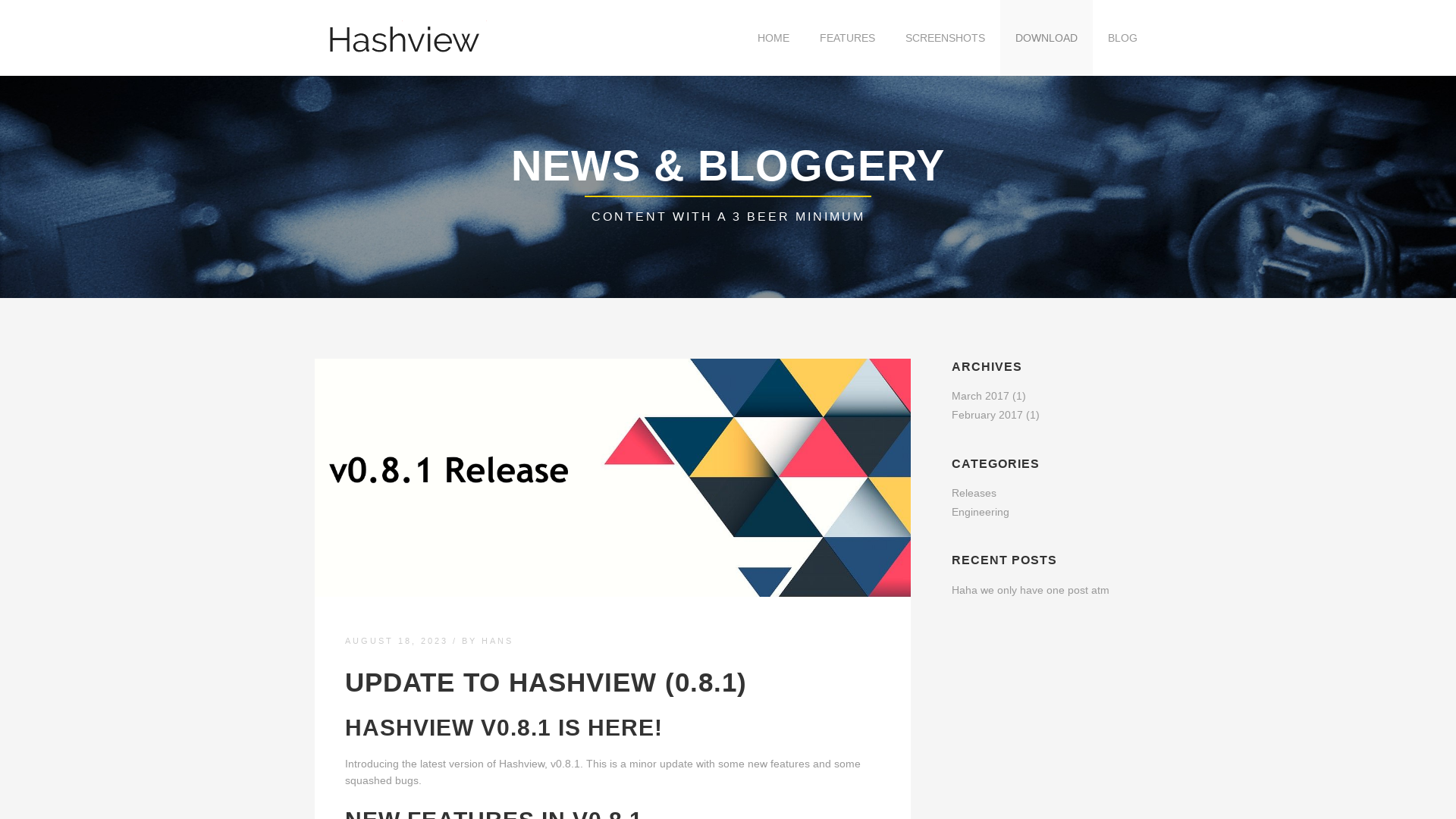 Update to Hashview (0.8.1)