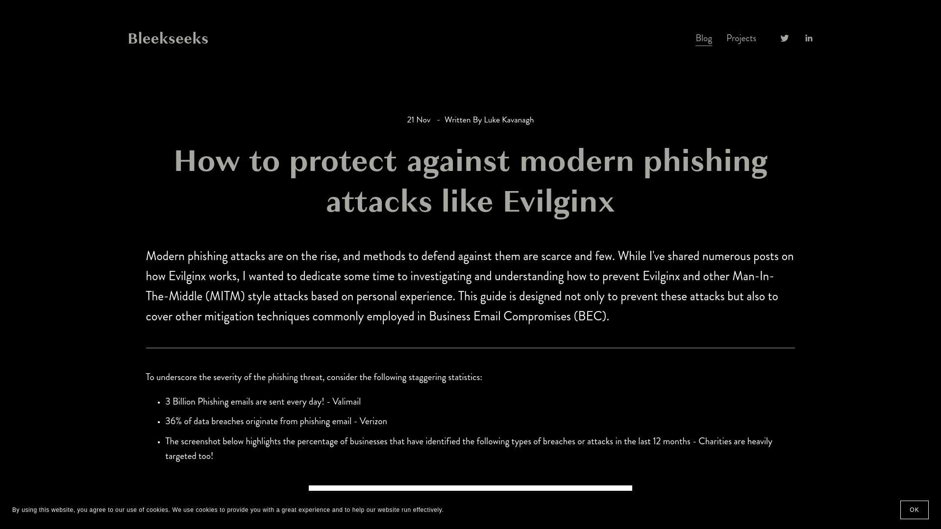 How to protect against modern phishing attacks like Evilginx — Bleekseeks