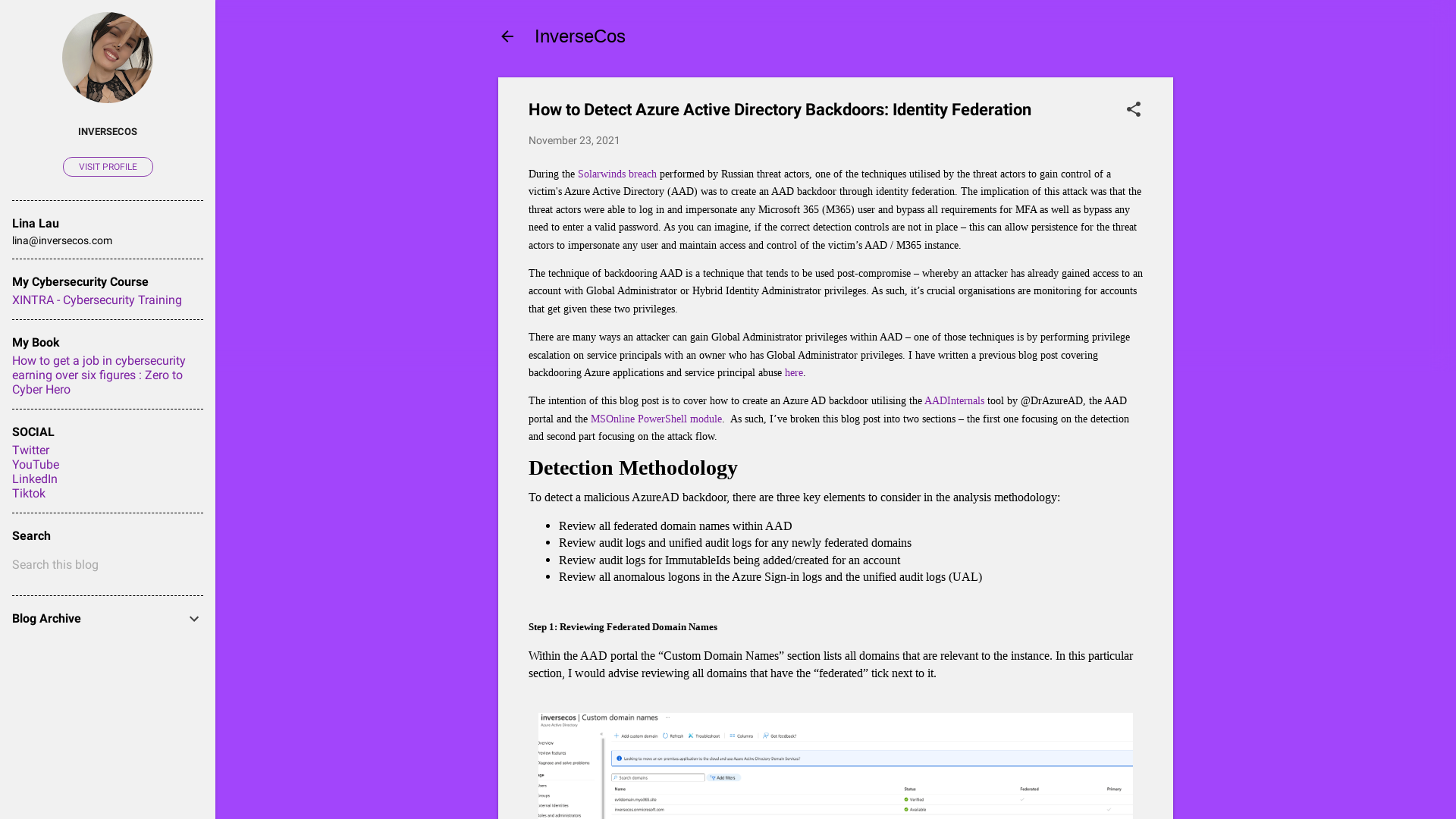 How to Detect Azure Active Directory Backdoors: Identity Federation