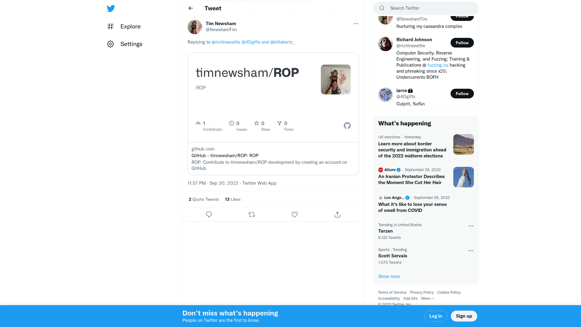 Tim Newsham on Twitter: "@richinseattle @4Dgifts @killahertz_ https://t.co/UfChmO6Oww" / Twitter