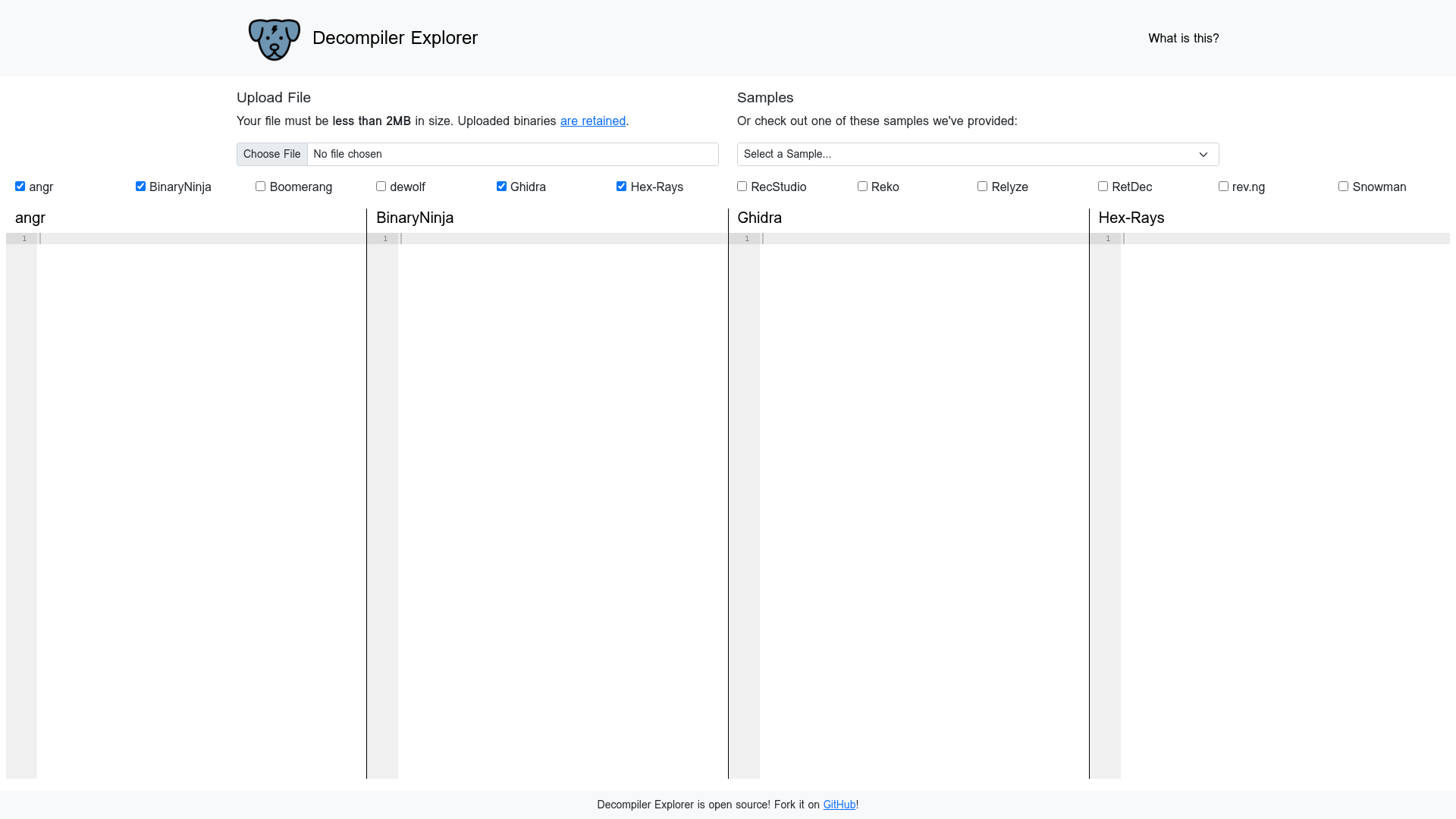 Decompiler Explorer