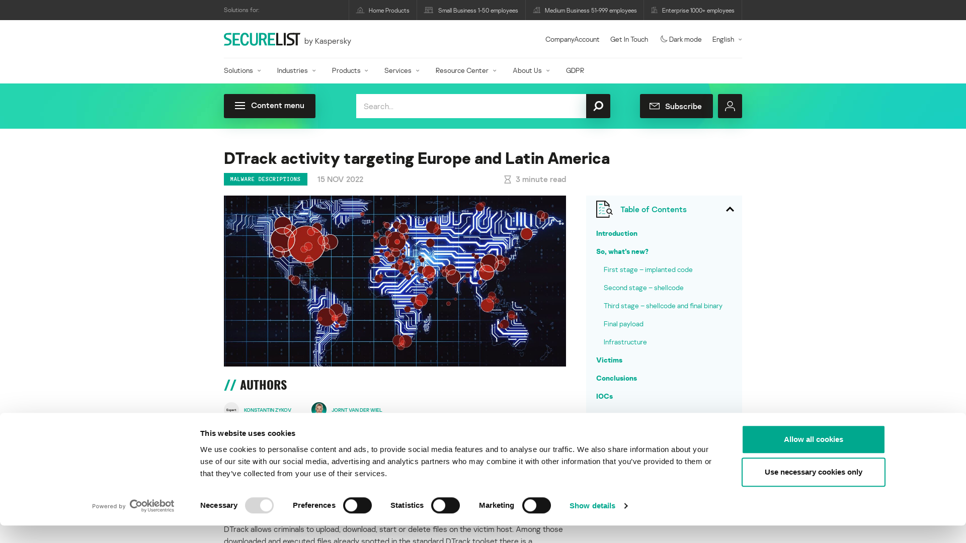 Dtrack expands its operations to Europe and Latin America | Securelist