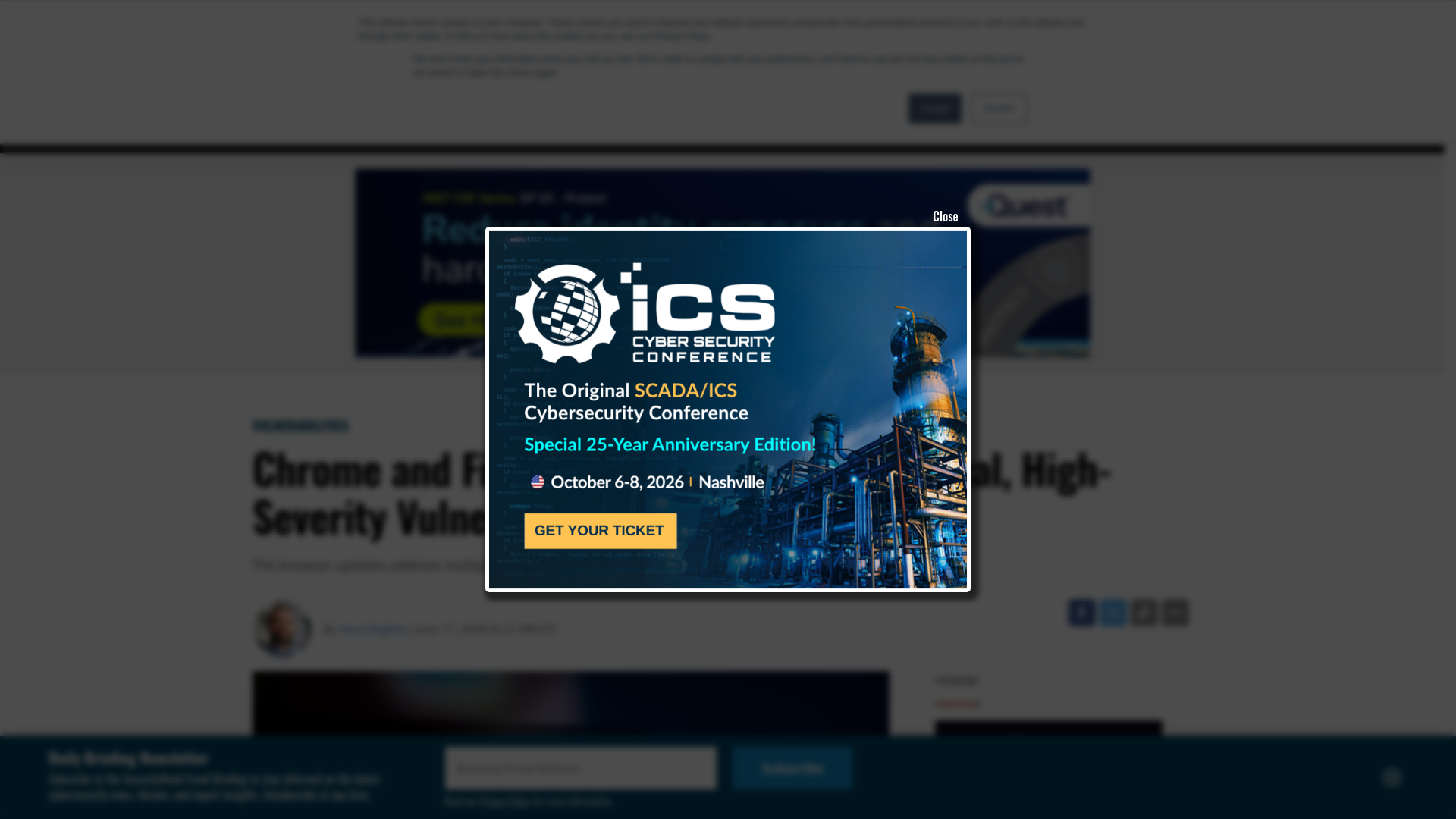 Chrome and Firefox Updated to Patch Critical, High-Severity Vulnerabilities - SecurityWeek