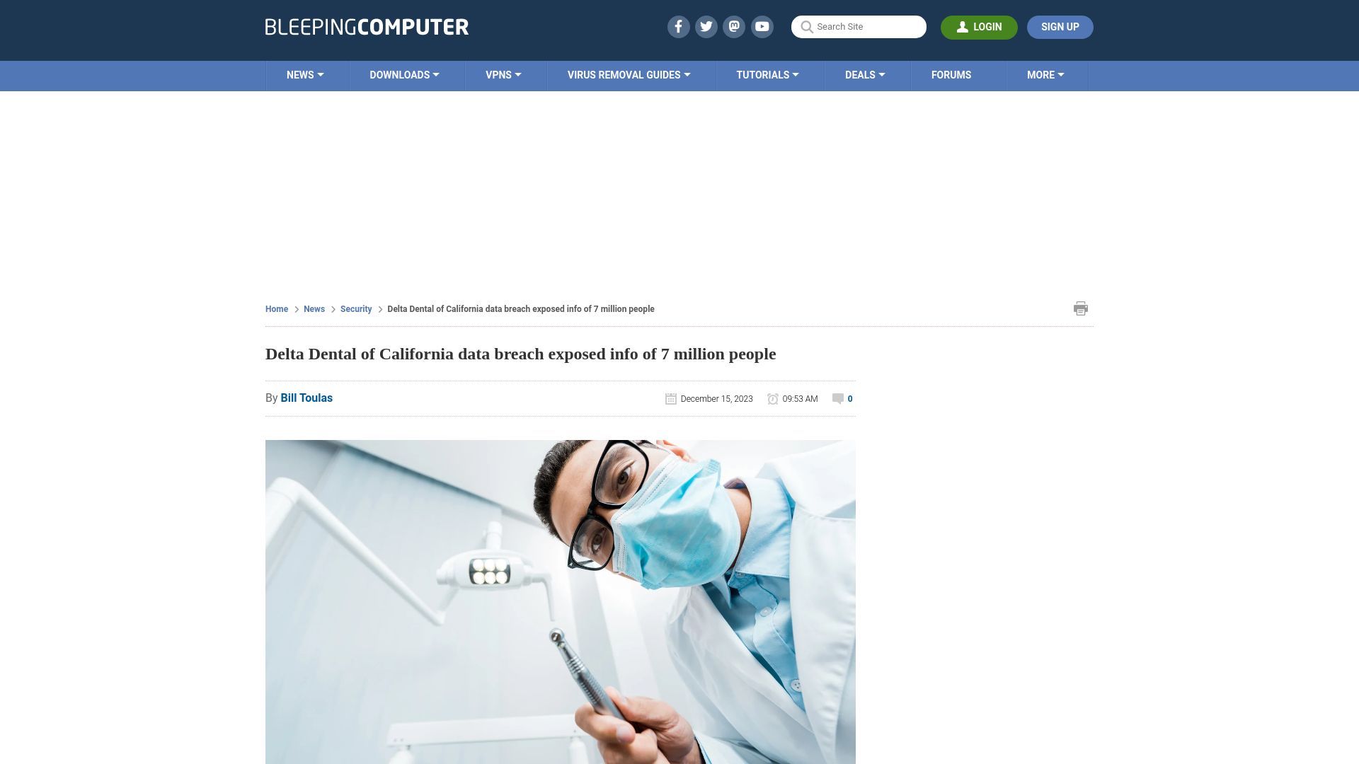 Delta Dental of California data breach exposed info of 7 million people