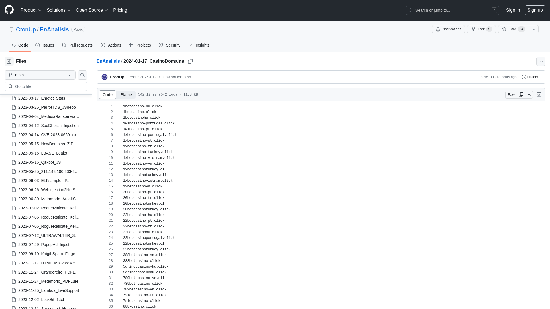 EnAnalisis/2024-01-17_CasinoDomains at main · CronUp/EnAnalisis · GitHub