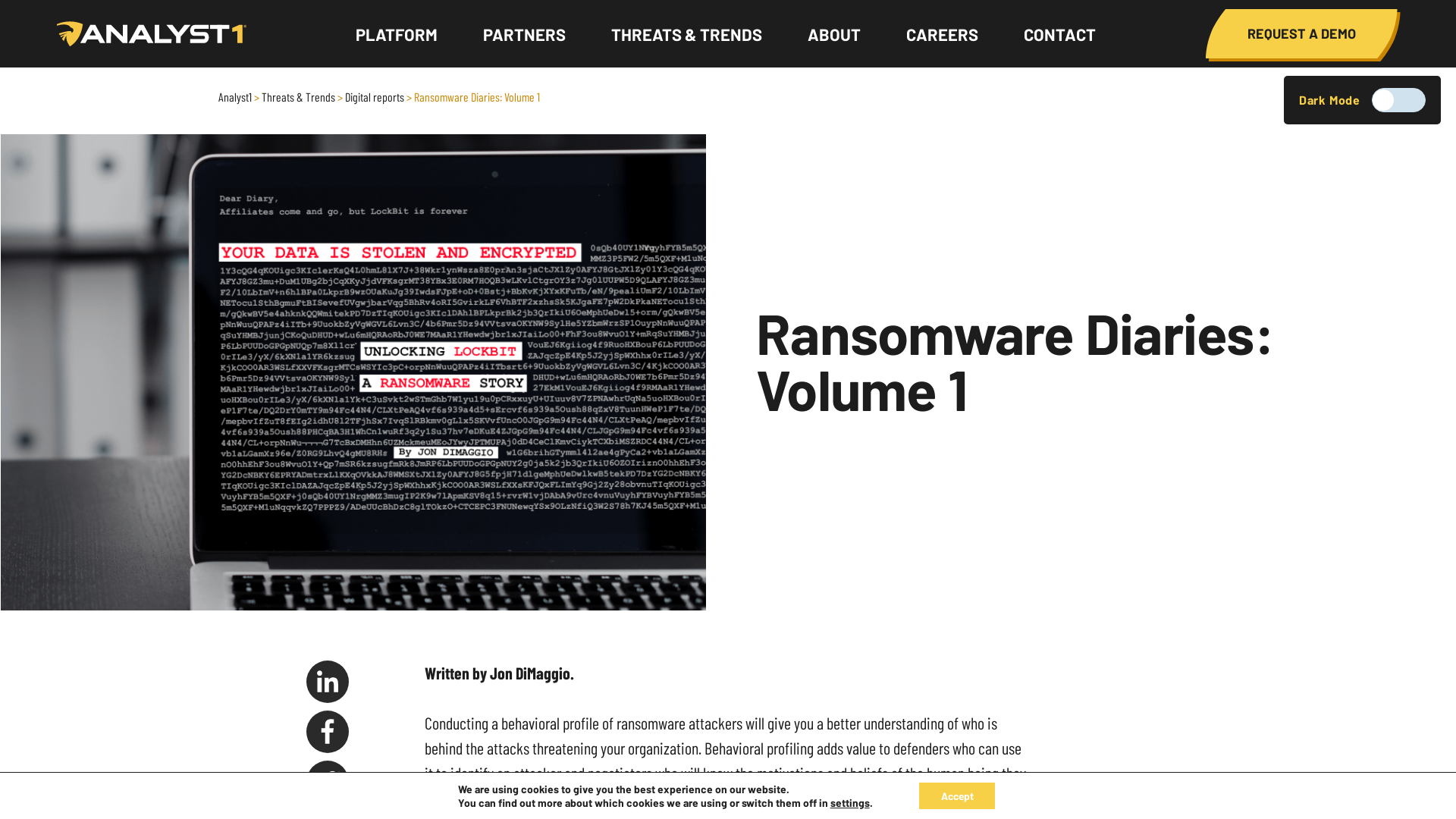 Ransomware Diaries: Volume 1 | Analyst1