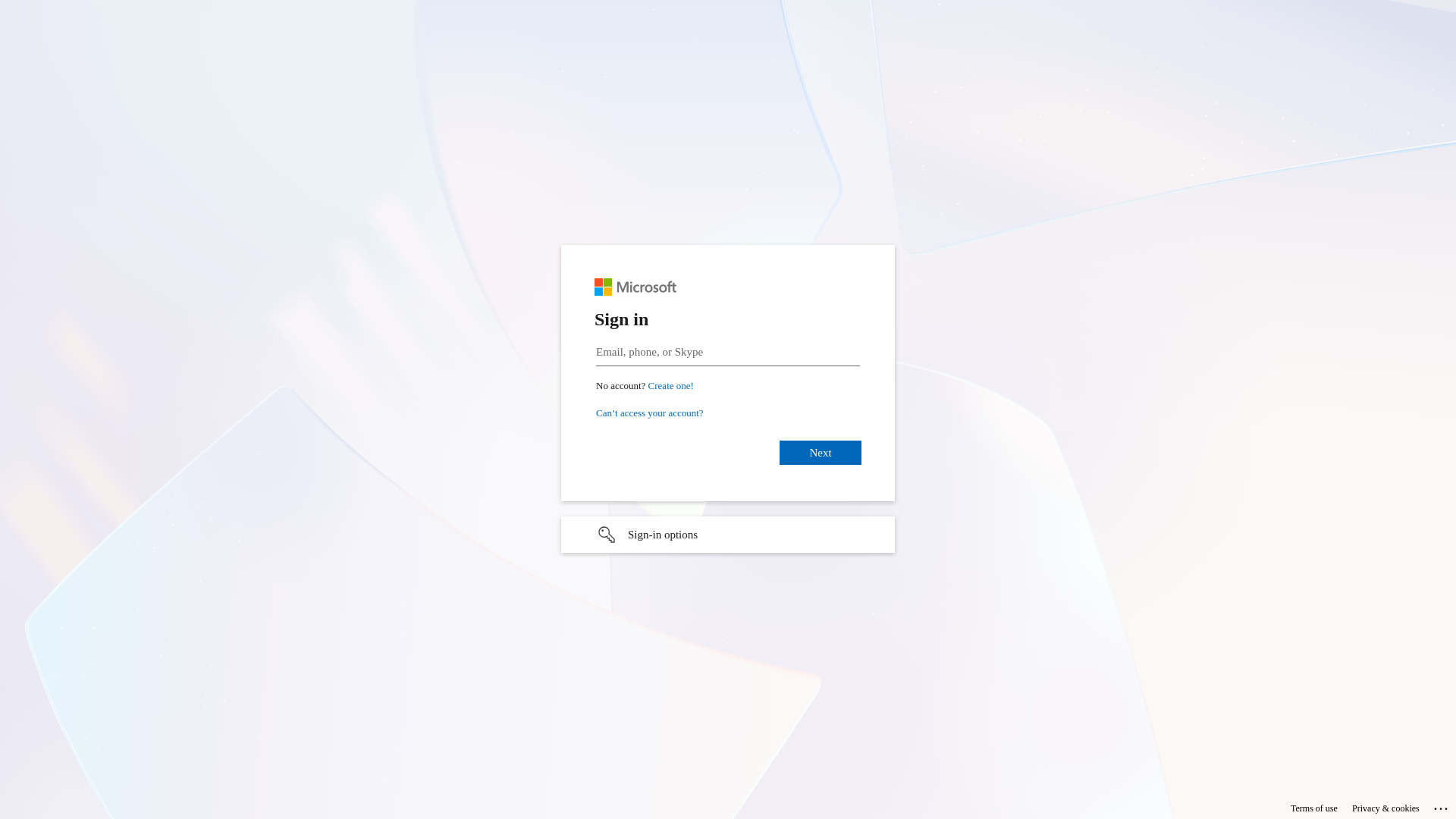 Sign in to your account