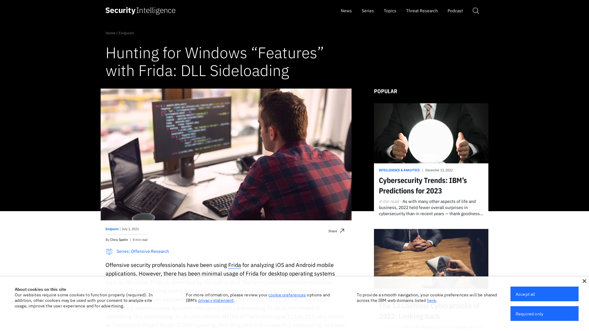 Hunting for Windows “Features” with Frida: DLL Sideloading