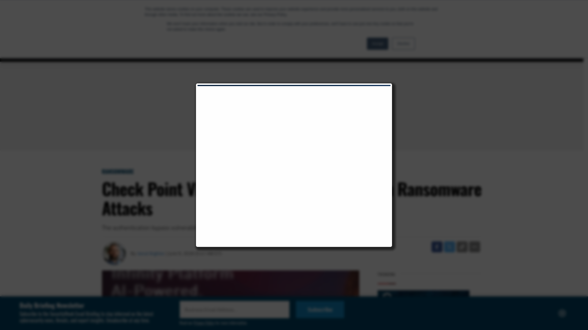 Check Point VPN Zero-Day Exploited in Qilin Ransomware Attacks - SecurityWeek