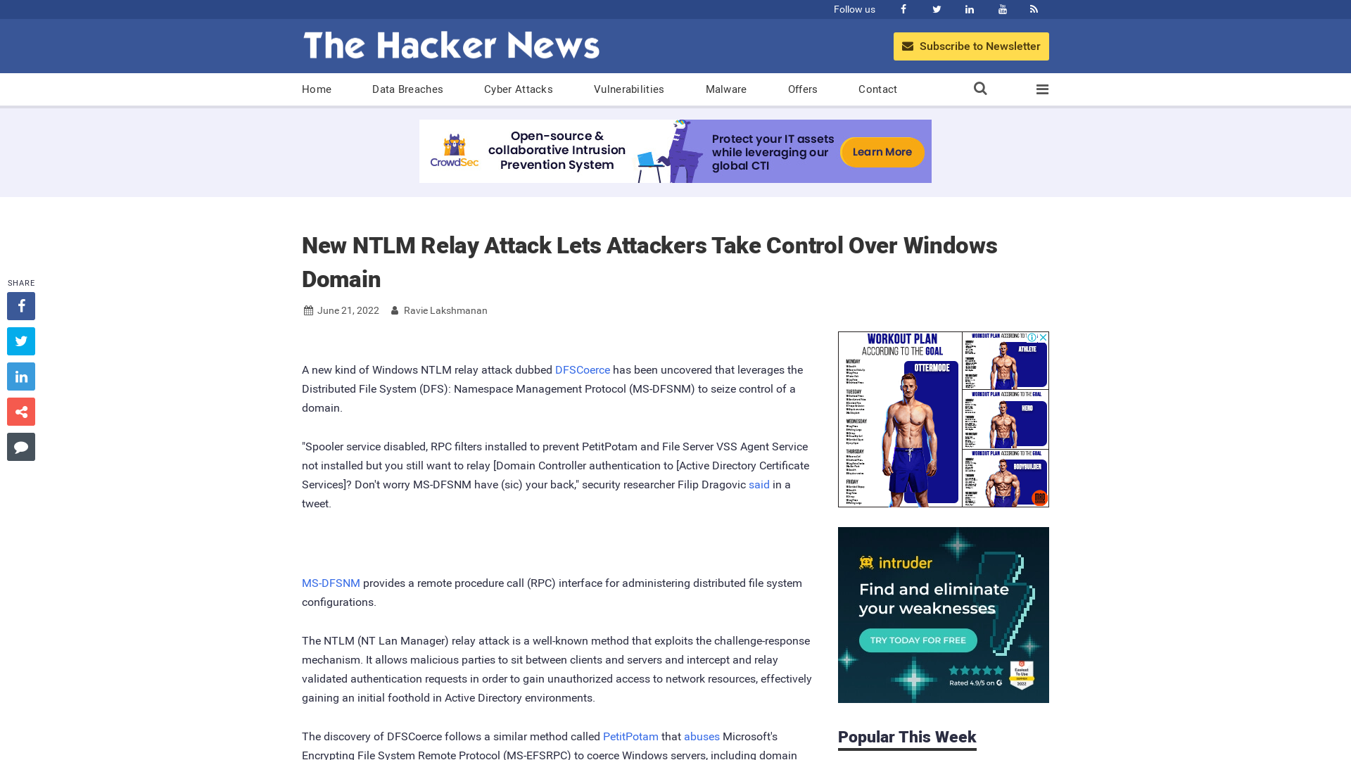 New NTLM Relay Attack Lets Attackers Take Control Over Windows Domain