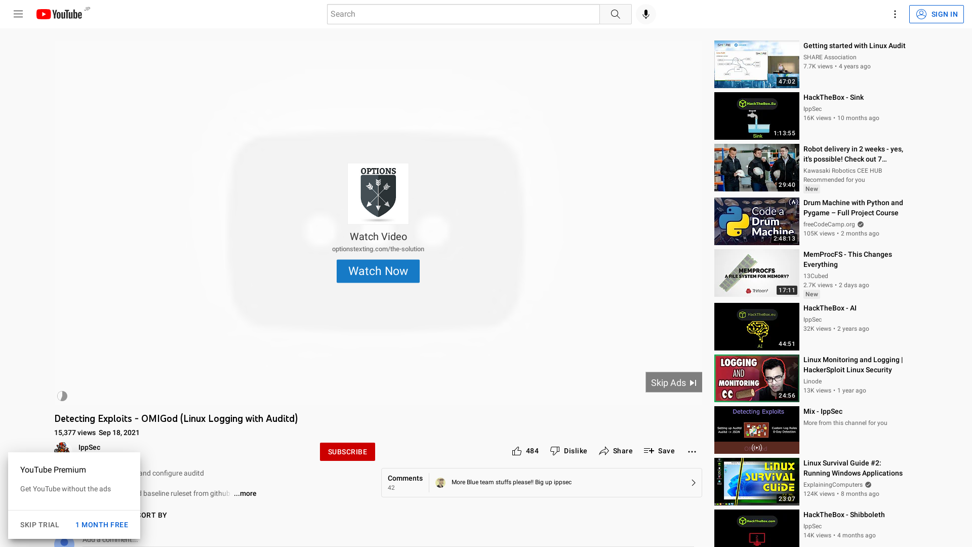 Detecting Exploits - OMIGod (Linux Logging with Auditd) - YouTube