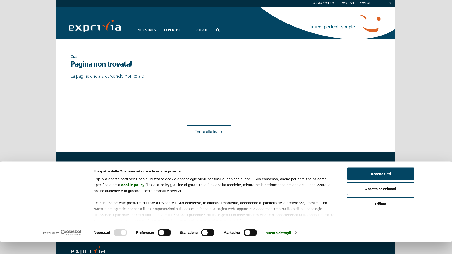 Pagina non trovata – Exprivia