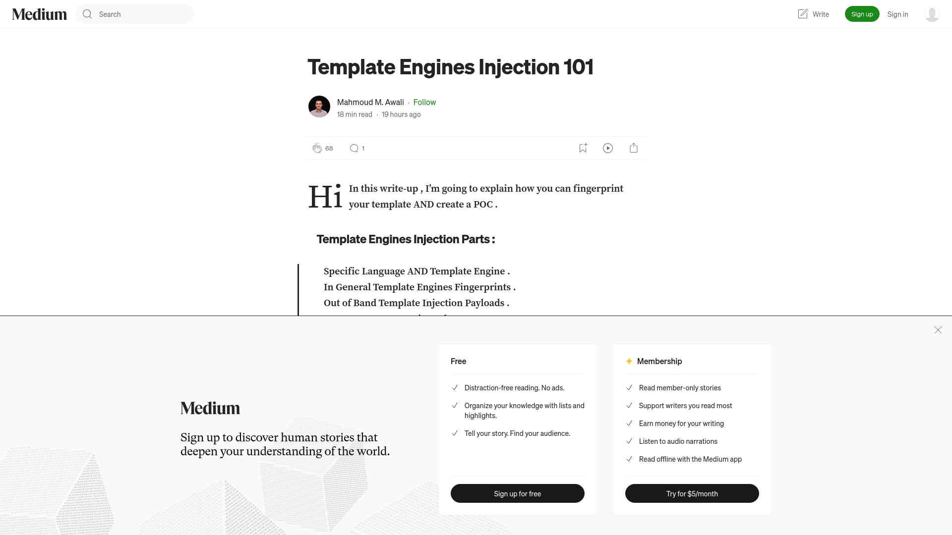 Template Engines Injection 101. Hi In this write-up , I’m going to… | by Mahmoud M. Awali | Nov, 2024 | Medium